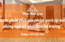 Chọn gạch ốp tường như thế nào cho phòng ngủ thêm đẹp và thoải mái?