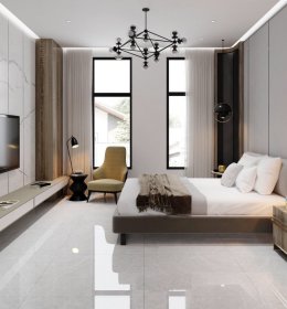 Phối Cảnh Phòng Khách-Phòng Ngủ