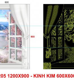 B34 (Gạch Tranh Kính)